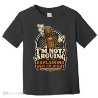 I'm Not Arguing Just Explaining Funny Cigar Toddler T-Shirt thumb 0