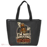 I'm Not Arguing Just Explaining Funny Cigar Tote Bag thumb 0