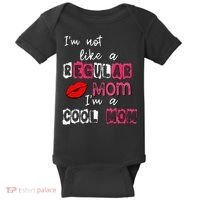 Im Not A Regular Mom Im A Cool Mom Baby Bodysuit thumb 0