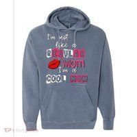 Im Not A Regular Mom Im A Cool Mom Comfort Colors Garment-Dyed Hooded Sweatshirt thumb 0