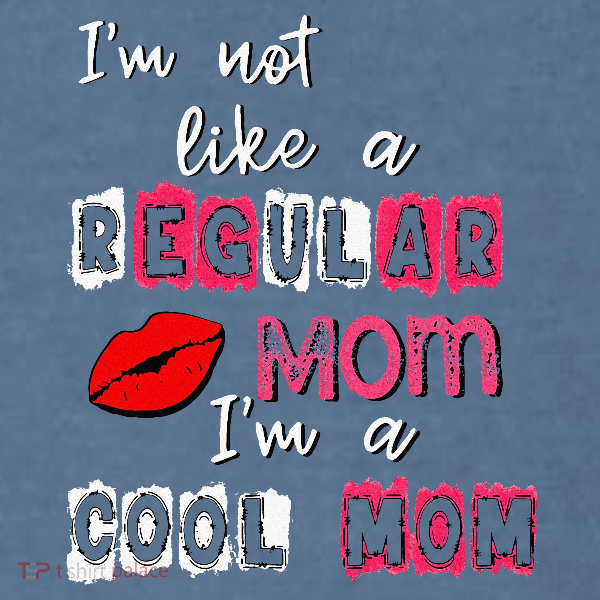 Im Not A Regular Mom Im A Cool Mom Comfort Colors Garment-Dyed Hooded Sweatshirt