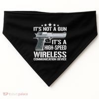 Its Not A Gun Meme Funny Gift Funny Its Not A Gun Cool Gift USA-Made Doggie Bandana thumb 0