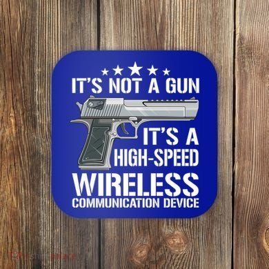 Its Not A Gun Meme Funny Gift Funny Its Not A Gun Cool Gift Coaster