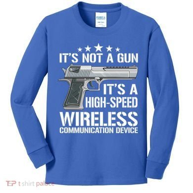Its Not A Gun Meme Funny Gift Funny Its Not A Gun Cool Gift Kids Long Sleeve Shirt