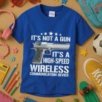 Its Not A Gun Meme Funny Gift Funny Its Not A Gun Cool Gift Kids T-Shirt thumb 3