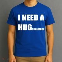 I Need A Huge Margarita Humor Margarita Lover Gift T-Shirt thumb 3