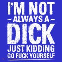 IM Not Always A Dick Just Ding Go Fuck Yourself Gift Sweatshirt thumb 3