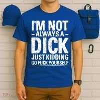 IM Not Always A Dick Just Ding Go Fuck Yourself Gift T-Shirt thumb 6