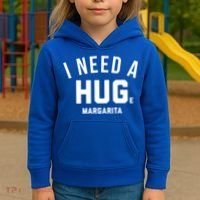 I Need A Huge Margarita Cute Gift Kids Hoodie thumb 3