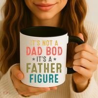 It's Not A Dad Bod Its A Father Figure Fathers Day Coffee Mug thumb 3
