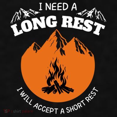 I Need A Long Rest I Will Accept A Short Rest Ladies PosiCharge Tri-Blend Wicking Tank