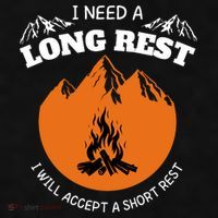 I Need A Long Rest I Will Accept A Short Rest Ladies PosiCharge Tri-Blend Wicking Tank thumb 2