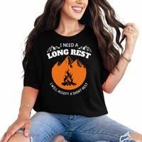 I Need A Long Rest I Will Accept A Short Rest Comfort Colors T-Shirt thumb 0