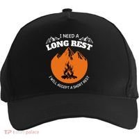 I Need A Long Rest I Will Accept A Short Rest Five-Panel Snapback Cap thumb 0