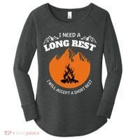 I Need A Long Rest I Will Accept A Short Rest Women's Perfect Tri Tunic Long Sleeve Shirt thumb 0
