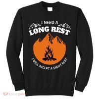 I Need A Long Rest I Will Accept A Short Rest Tall Sweatshirt thumb 0