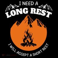 I Need A Long Rest I Will Accept A Short Rest Tie-Dye Long Sleeve Shirt thumb 2