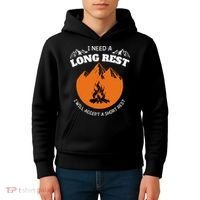 I Need A Long Rest I Will Accept A Short Rest Kids Hoodie thumb 4