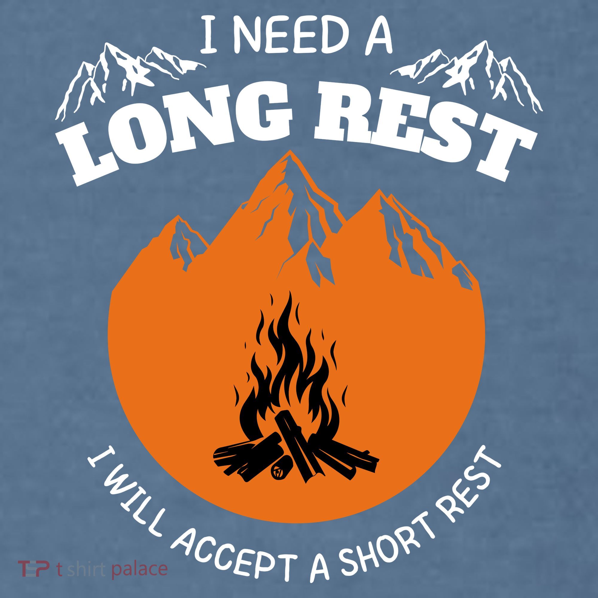 I Need A Long Rest I Will Accept A Short Rest Comfort Colors Garment-Dyed Hooded Sweatshirt