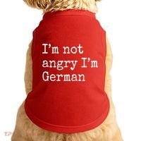 Im Not Angry Im German Funny Oktoberfest Doggie Tank thumb 0