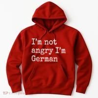 Im Not Angry Im German Funny Oktoberfest Hoodie thumb 0