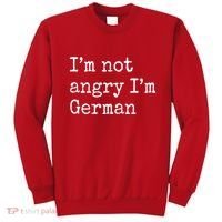 Im Not Angry Im German Funny Oktoberfest Sweatshirt thumb 0