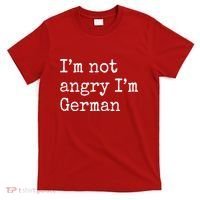 Im Not Angry Im German Funny Oktoberfest T-Shirt thumb 0