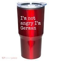 Im Not Angry Im German Funny Oktoberfest Tumbler thumb 0