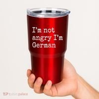 Im Not Angry Im German Funny Oktoberfest Tumbler thumb 2