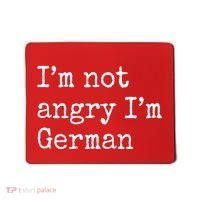 Im Not Angry Im German Funny Oktoberfest Mousepad thumb 0