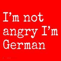 Im Not Angry Im German Funny Oktoberfest Mousepad thumb 1