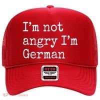 Im Not Angry Im German Funny Oktoberfest Hat thumb 0