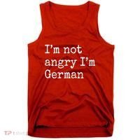 Im Not Angry Im German Funny Oktoberfest Tank Top thumb 0