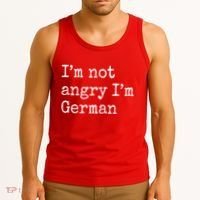 Im Not Angry Im German Funny Oktoberfest Tank Top thumb 3