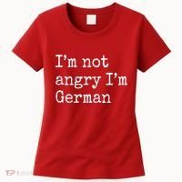 Im Not Angry Im German Funny Oktoberfest Women's T-Shirt thumb 0