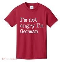 Im Not Angry Im German Funny Oktoberfest Kids T-Shirt thumb 0