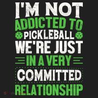 I'm Not Addicted Pickleball Gift For Pickleball Player Women's Sweatshirt thumb 2