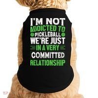 I'm Not Addicted Pickleball Gift For Pickleball Player Doggie Tank thumb 0