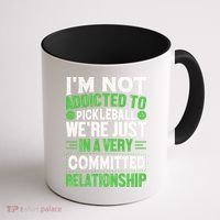 I'm Not Addicted Pickleball Gift For Pickleball Player Coffee Mug thumb 1