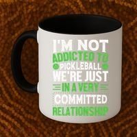 I'm Not Addicted Pickleball Gift For Pickleball Player Coffee Mug thumb 2