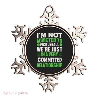 I'm Not Addicted Pickleball Gift For Pickleball Player Ornament