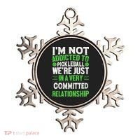 I'm Not Addicted Pickleball Gift For Pickleball Player Ornament thumb 0