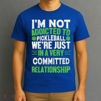 I'm Not Addicted Pickleball Gift For Pickleball Player T-Shirt thumb 3