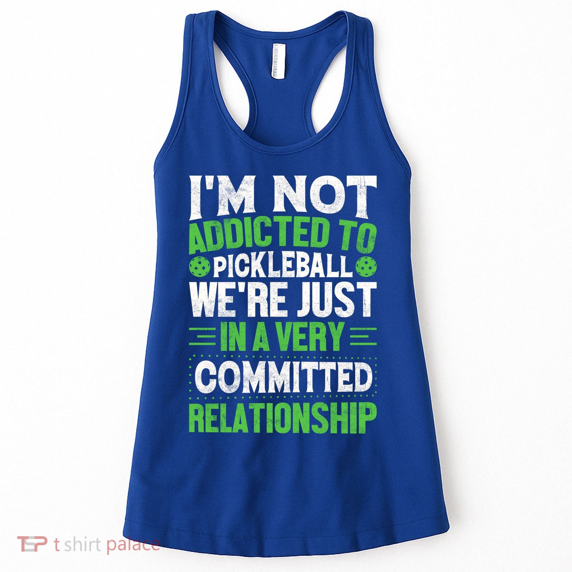 I'm Not Addicted Pickleball Gift For Pickleball Player Women's Tank Top