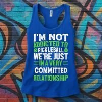 I'm Not Addicted Pickleball Gift For Pickleball Player Women's Tank Top thumb 3