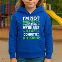 I'm Not Addicted Pickleball Gift For Pickleball Player Kids Hoodie thumb 3