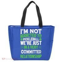 I'm Not Addicted Pickleball Gift For Pickleball Player Tote Bag thumb 0
