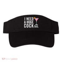 I Need A Huge Cocktail Funny Adult Humor Drinking Visor thumb 0