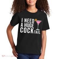 I Need A Huge Cocktail Funny Adult Humor Drinking Kids T-Shirt thumb 2