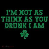 I'm Not As Think As You Drunk I Am Funny St Patricks Day Coffee Mug thumb 5